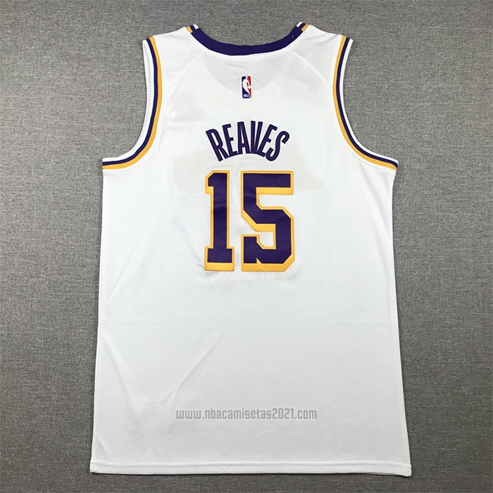 Camiseta Los Angeles Lakers Austin Reaves #15 Association 2022-23 Blanco